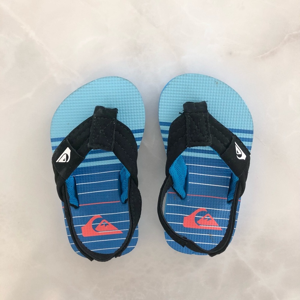 Quiksilver Toddler's Molokai Layback Sandals Size 3 Infant/ Toddler Kids Shoe